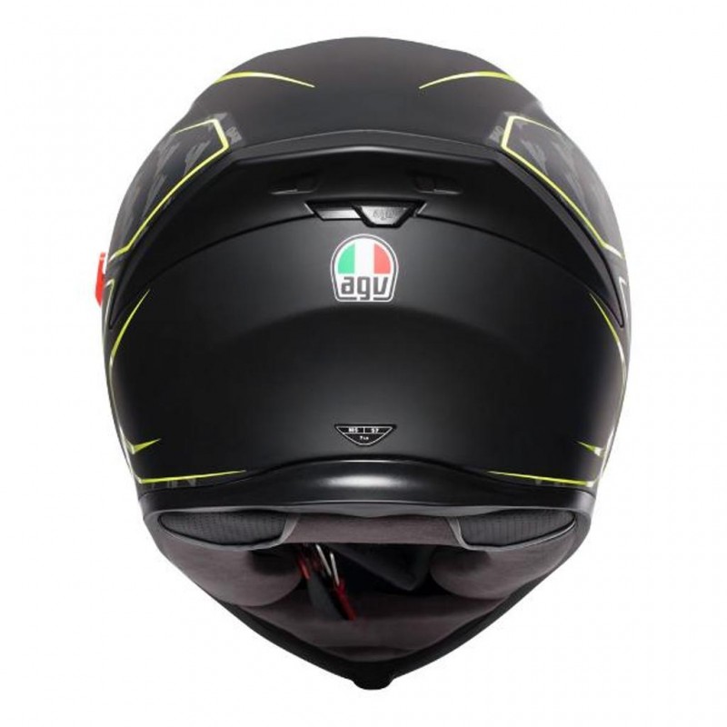 AGV K5 S Tornado Matt Black/Yellow Fluo