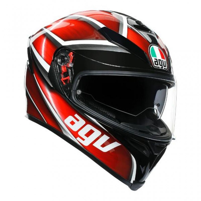 AGV K-5 S Tempest Black/Red