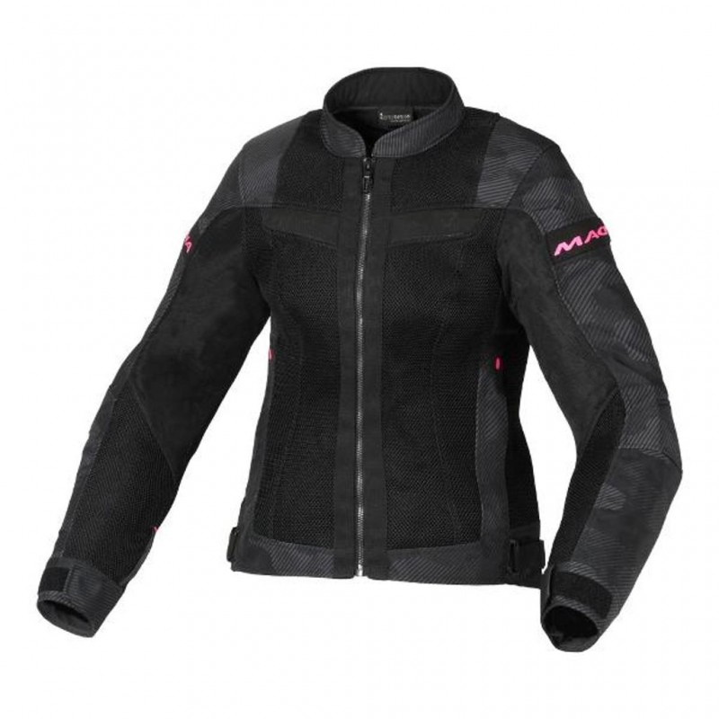 Macna Velotura Ladies Jacket Black/Grey/Camo