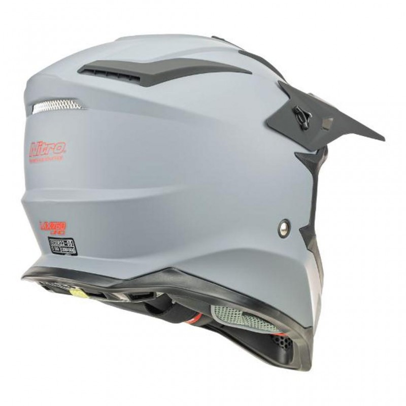NITRO MX760 Satin Gunmetal/Red Logo