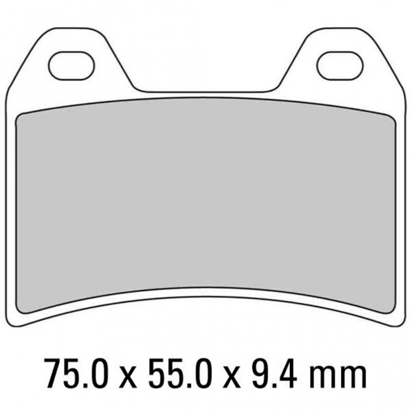 FERODO Brake Disc Pad Set FDB2042XRAC