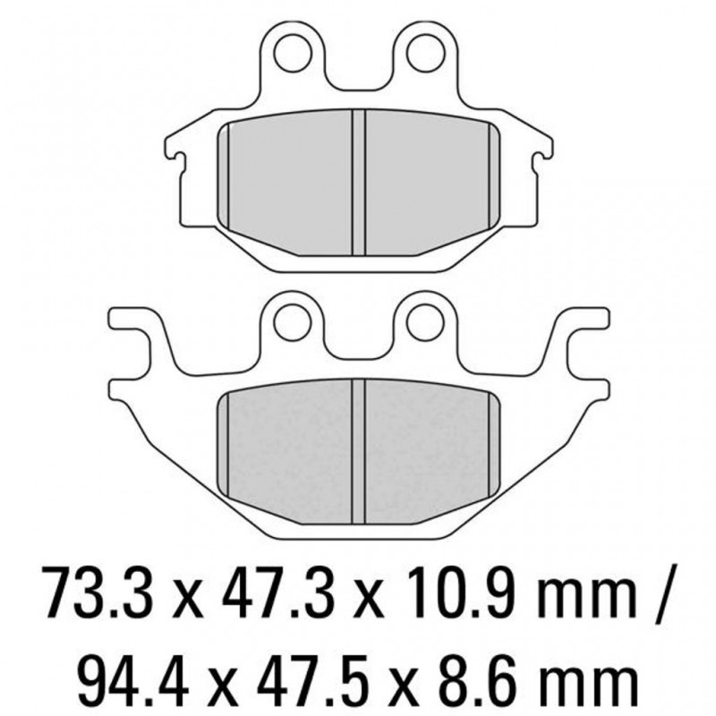 FERODO Brake Disc Pad Set FDB2184SG