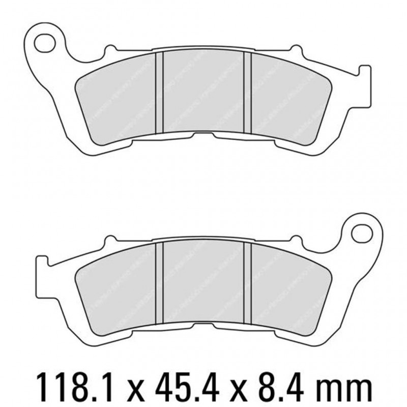 FERODO Brake Disc Pad Set FDB2196ST