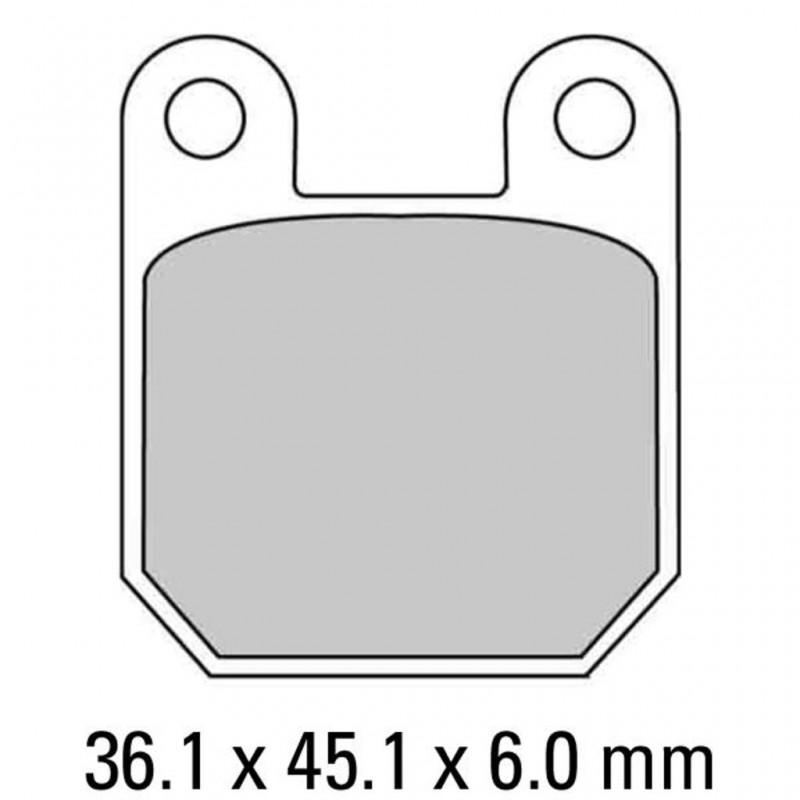 FERODO Brake Disc Pad Set FRP405AG*