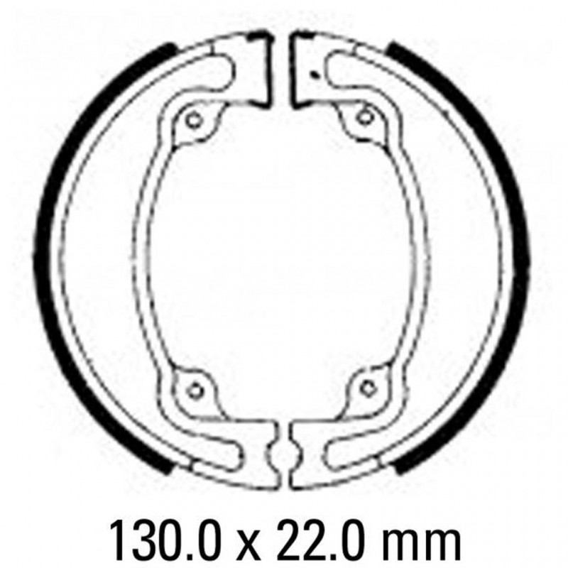 FERODO Brake Shoe Set FSB746