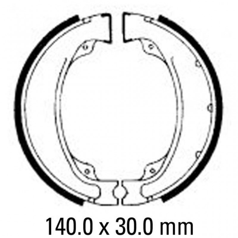 FERODO Brake Shoe Set FSB755