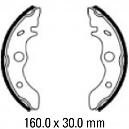 FERODO Brake Shoe Set FSB932