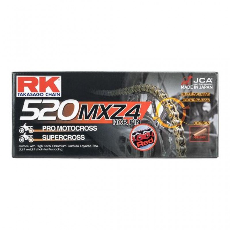 RK 520MXZ4 x 120L MXZ4 Chain Red