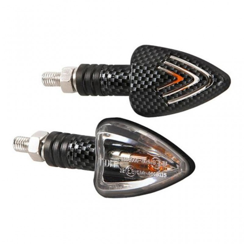 LAMPA Indicator Set HAL FOCAL 78x37mm Black