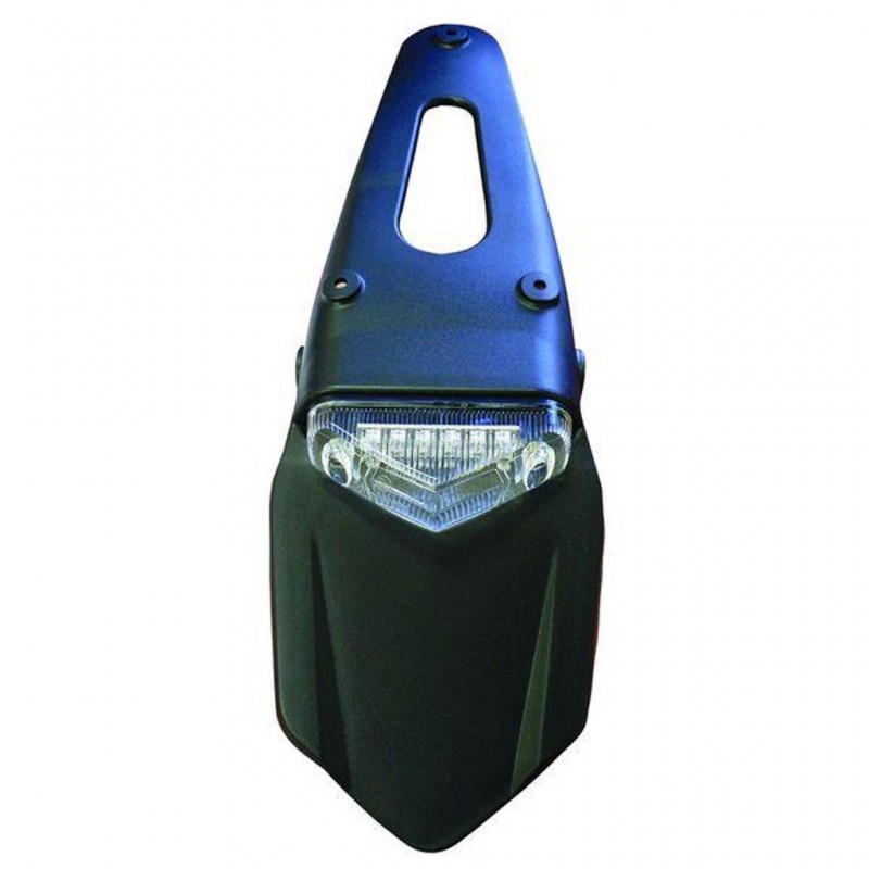 Tail Light Spoiler LED Clear Lens With Number Plate Light