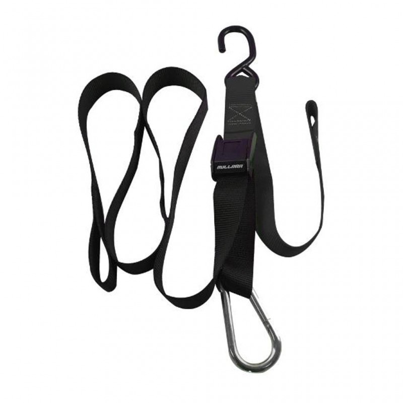 Tie Downs Snap Hook Loop 38mm Black