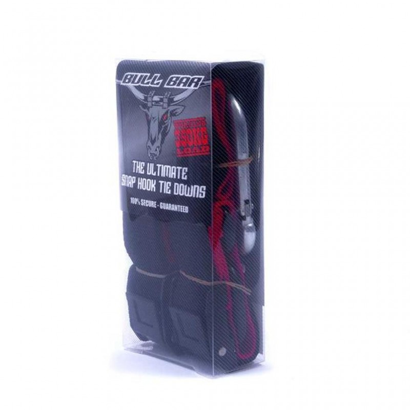 Tie Downs Snap Hook Loop 38mm Red