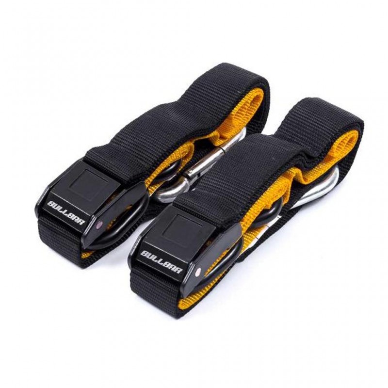 Tie Downs Snap Hook Loop 38mm Yellow