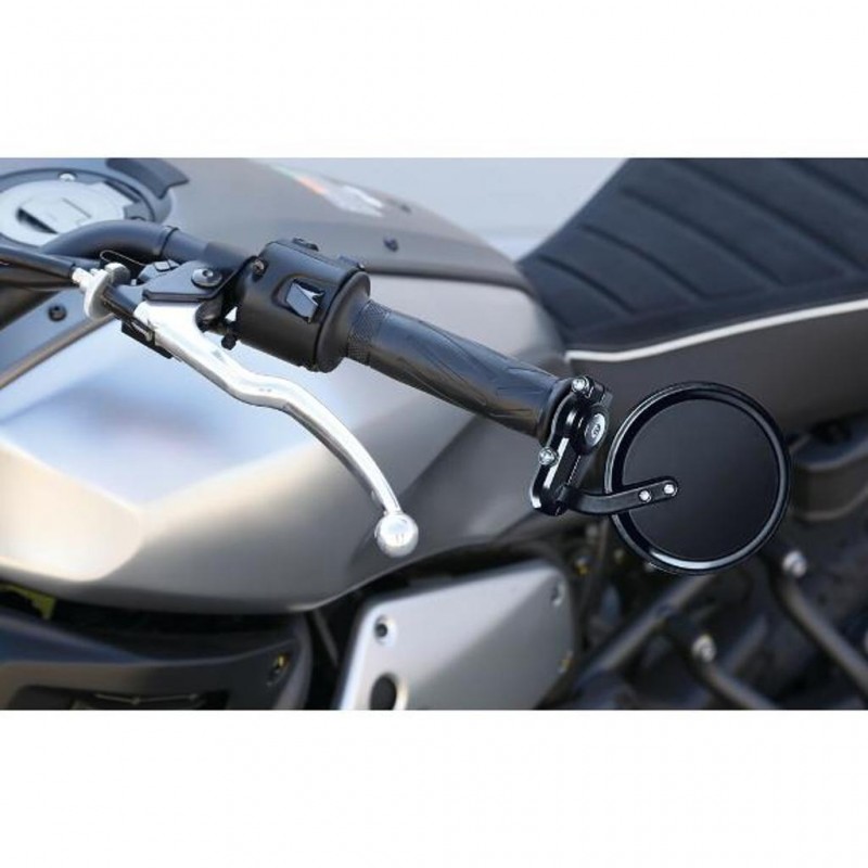 LAMPA Bar End Mirror Set DERNIER Black