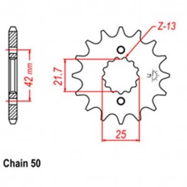 Front Sprocket YAM/KAW/SUZ 530
