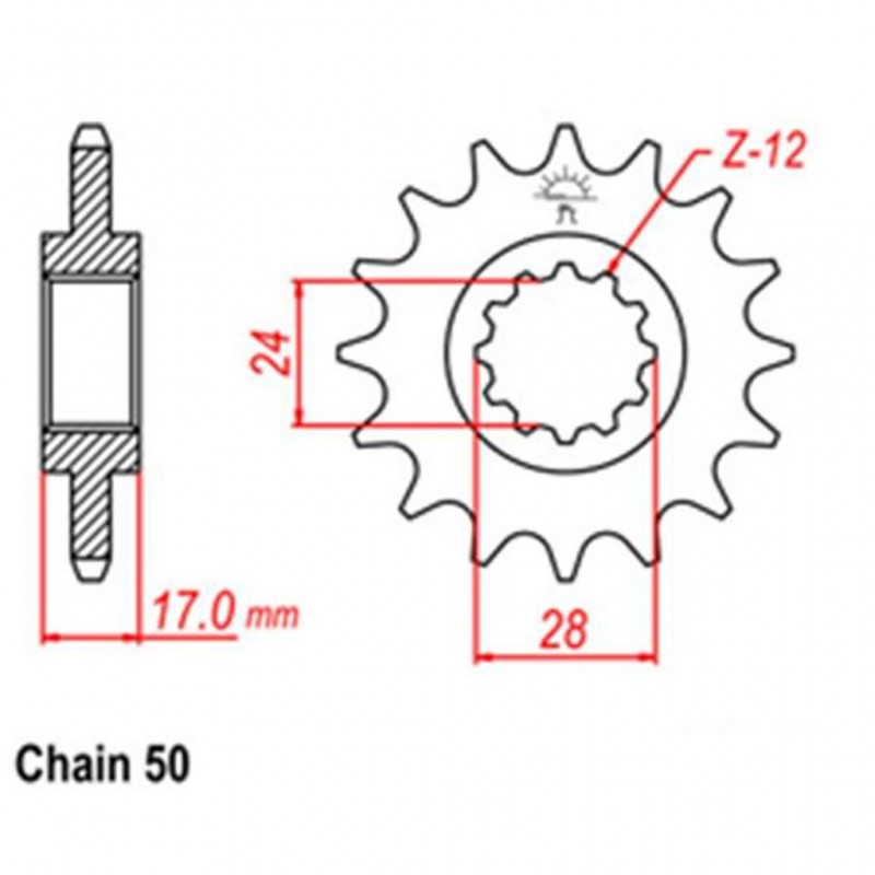 Front Sprocket HONDA 530