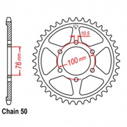 Rear Sprocket SUZUKI 530*