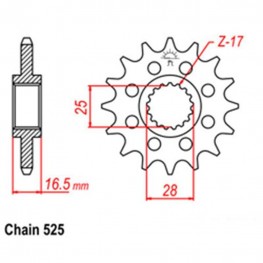 Front Sprocket KTM 525