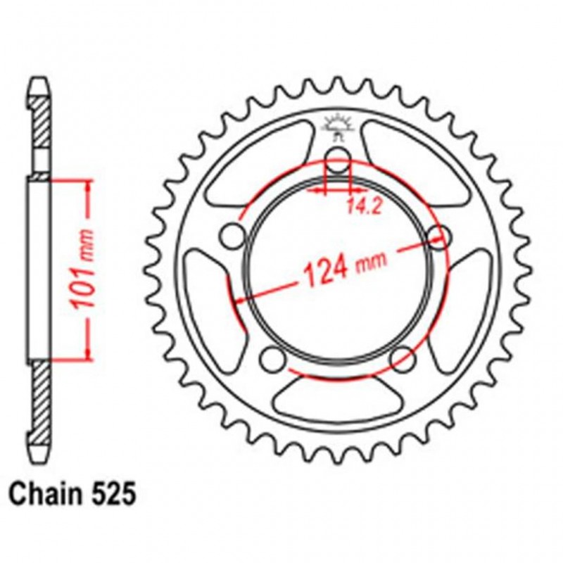 Rear Sprocket KTM 525