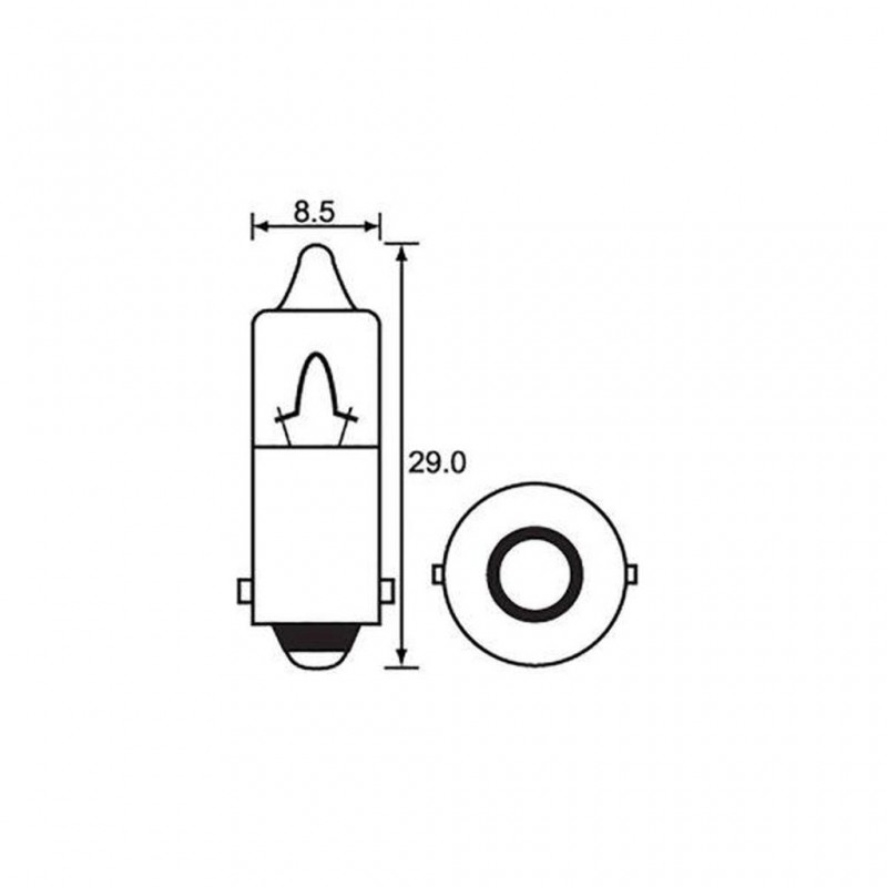 Bulb 12V 23W Indicator Mini 120-IKM (10)