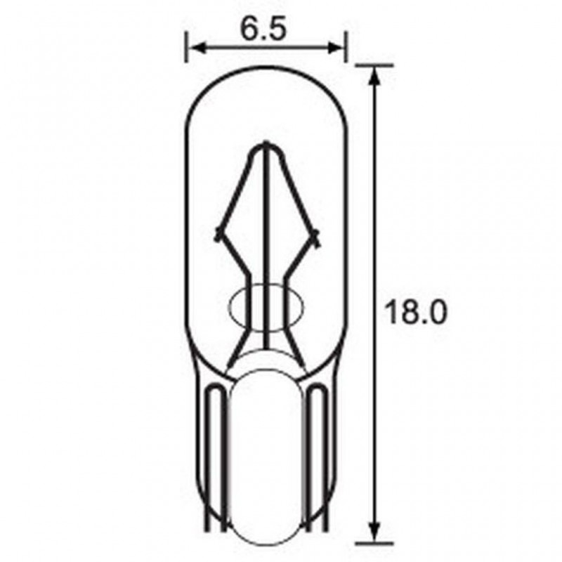 Bulb 12V 3W Wedge (10)