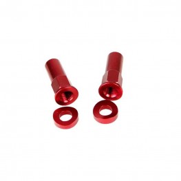 STATES MX Rim Lock Nut Kit Red
