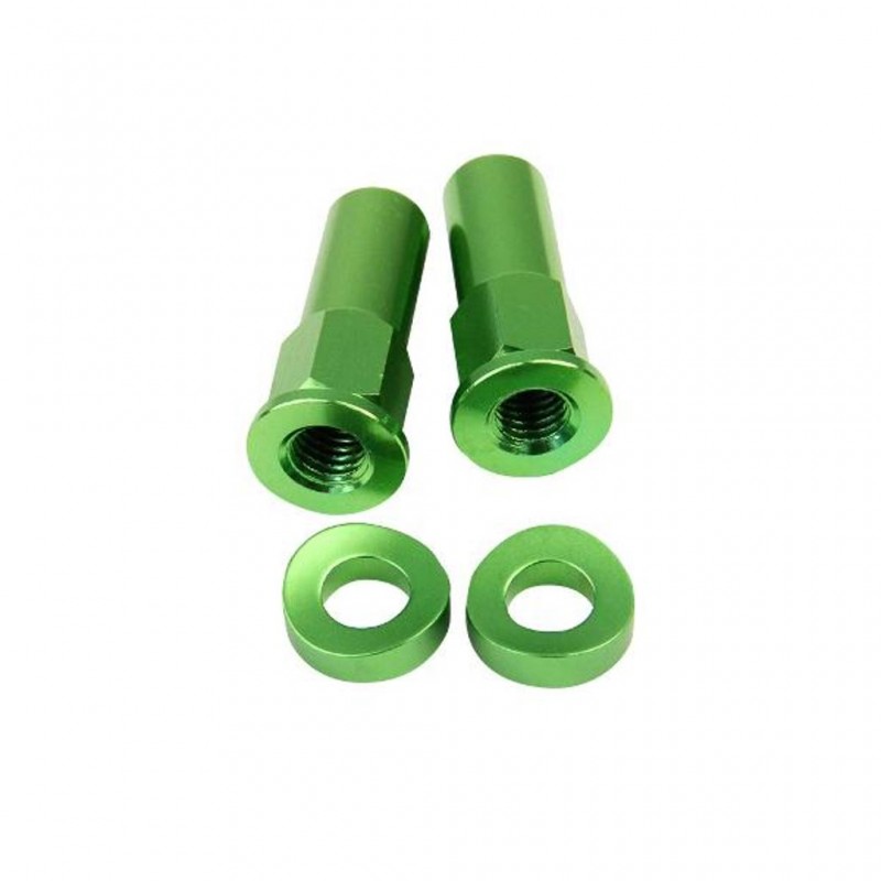 STATES MX Rim Lock Nut Kit Green