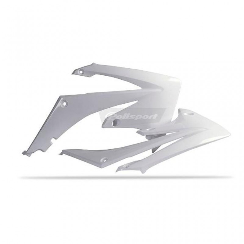 Radiator Scoops HON CRF450 10-12 White*