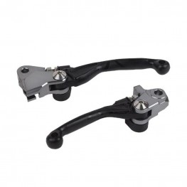 Folding Lever Set KTM 125SX HUSQ TC/FC Black^