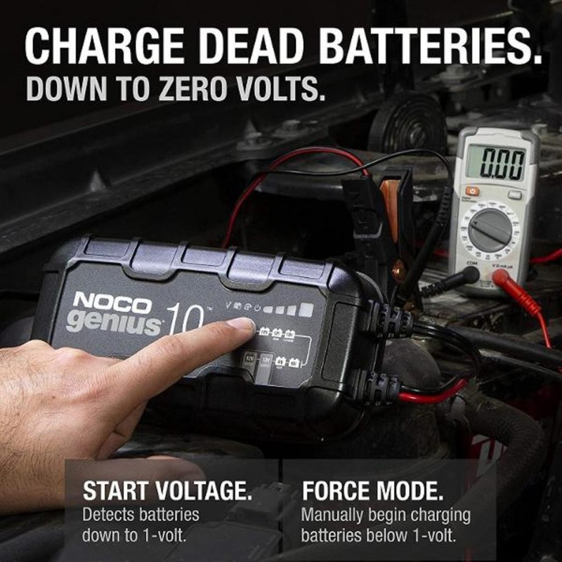 NOCO Battery Charger 10Amp 6/12v/Lith/Re