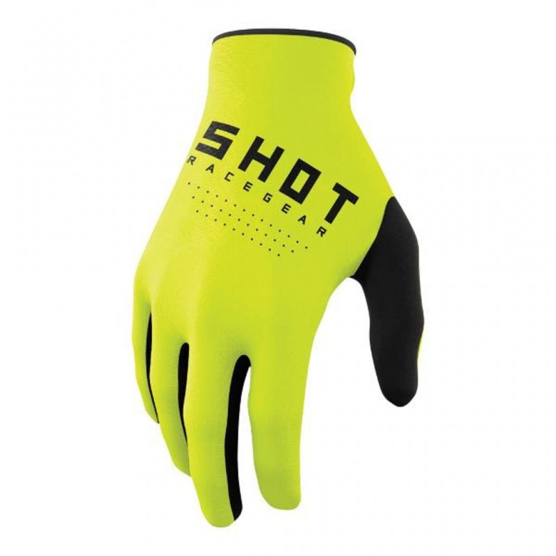 Shot Gloves Raw Neon Yellow