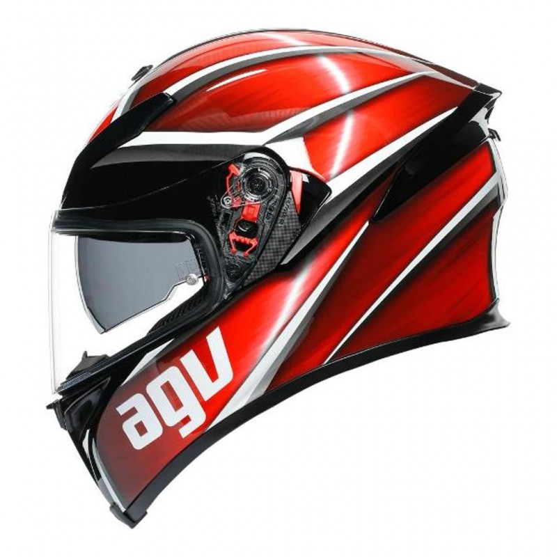 AGV K-5 S Tempest Black/Red