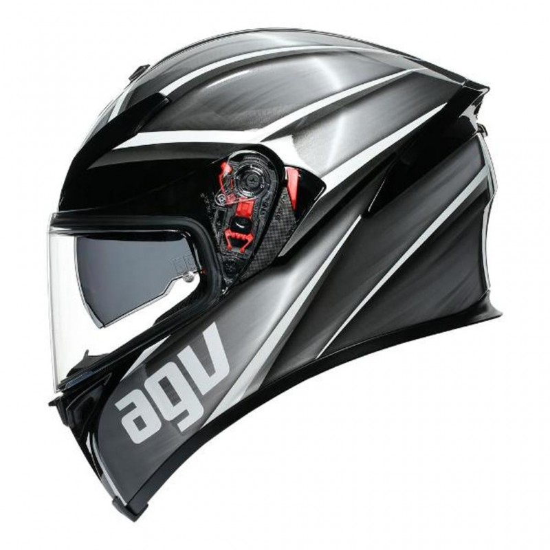 AGV K-5 S Tempest Black/Silver