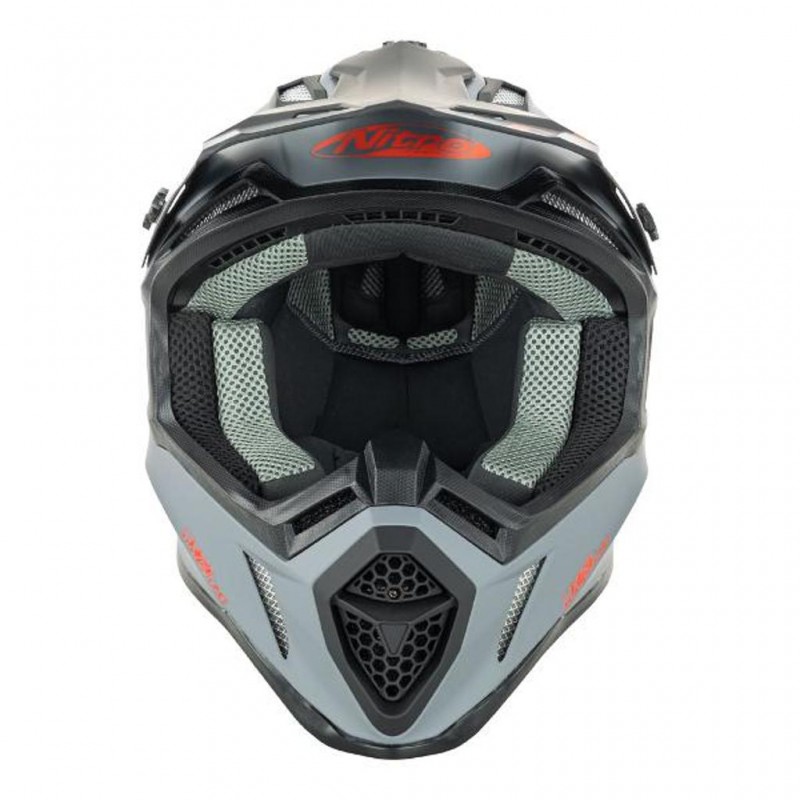 NITRO MX760 Satin Gunmetal/Red Logo