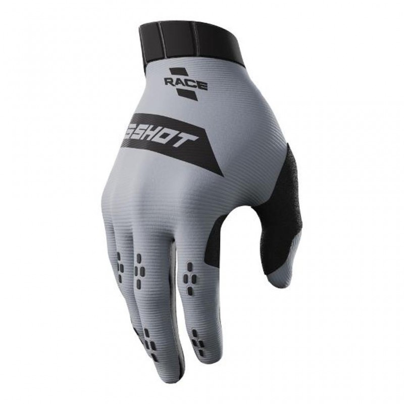 Shot Gloves Race Grey