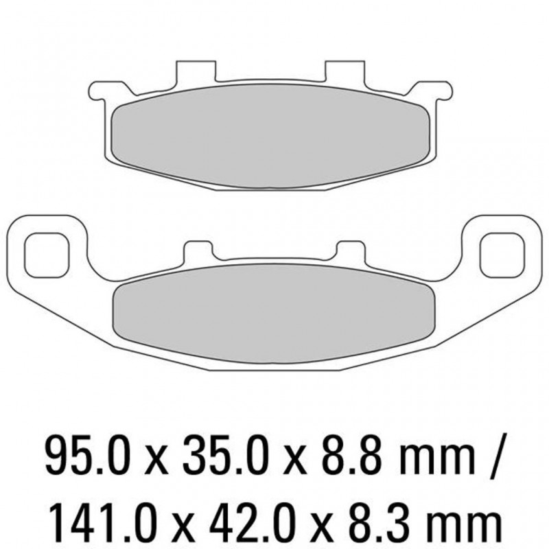 FERODO Brake Disc Pad Set FDB481ST