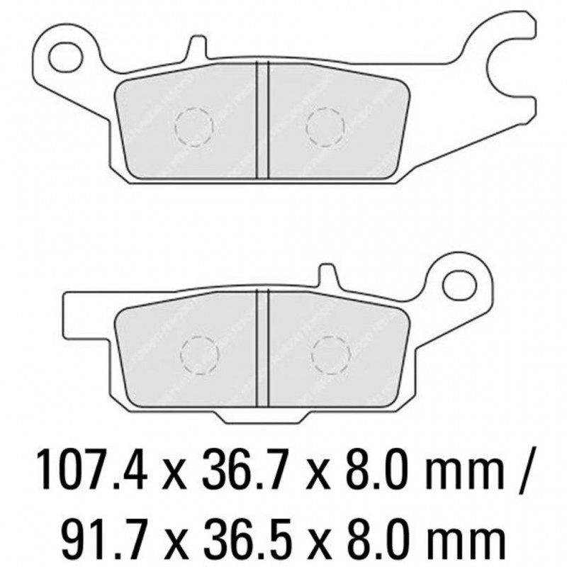FERODO Brake Disc Pad Set FDB2231SG