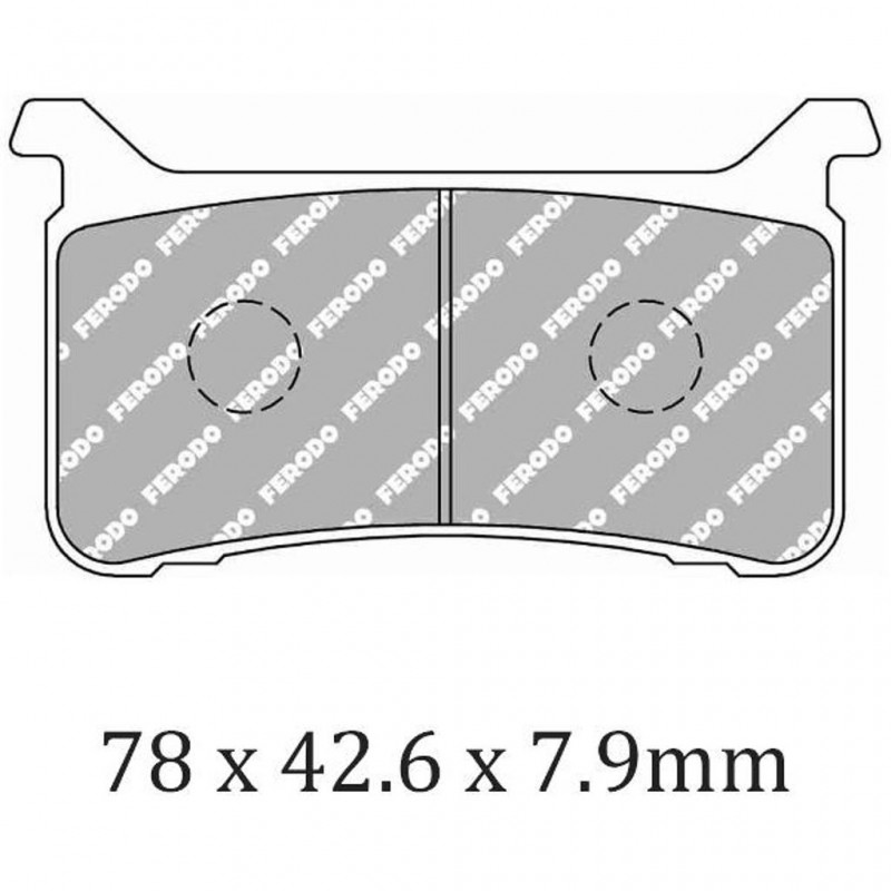 FERODO Brake Disc Pad Set FDB2300XRAC