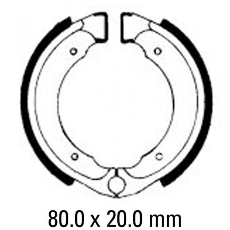 FERODO Brake Shoe Set FSB727