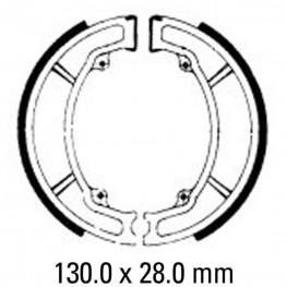 FERODO ECO Brake Shoe Set FSB733A