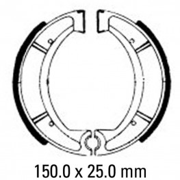 FERODO Brake Shoe Set FSB734