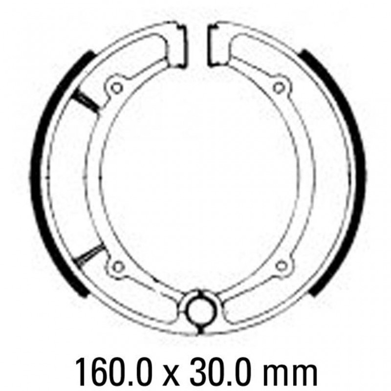 FERODO Brake Shoe Set FSB736