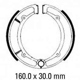 FERODO Brake Shoe Set FSB736