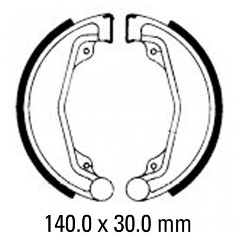 FERODO Brake Shoe Set FSB749