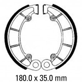 FERODO Brake Shoe Set FSB761
