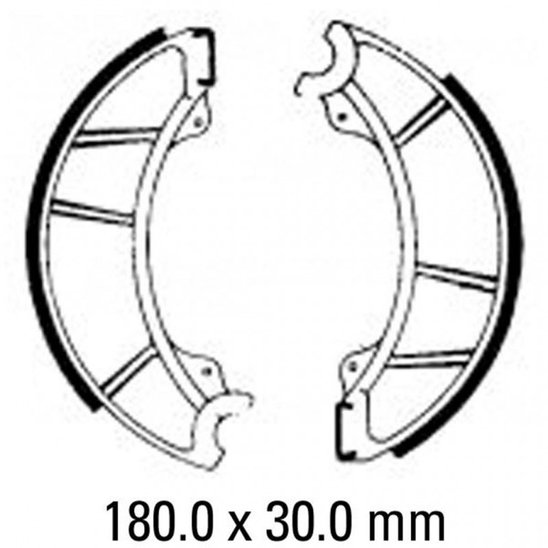 FERODO Brake Shoe Set FSB800