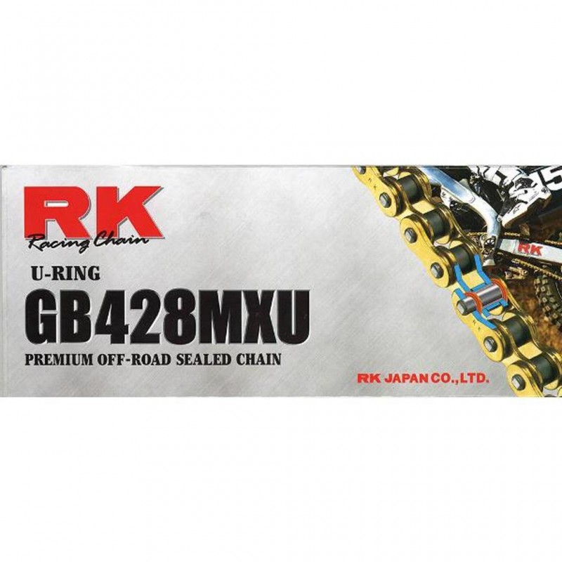 RK 428MXU x 136L MX U Ring Chain Gold