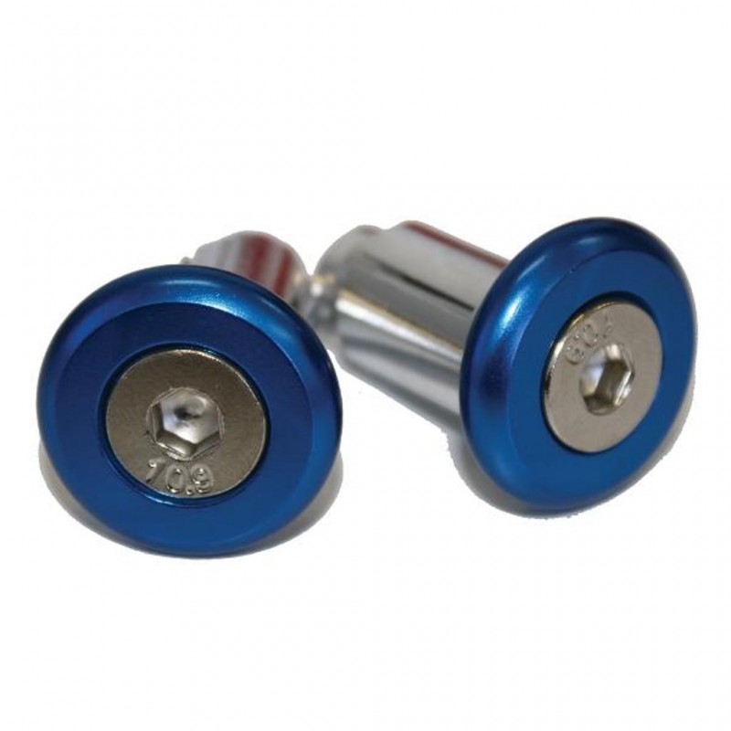 Handlebar Ends Alloy 30mm Blue