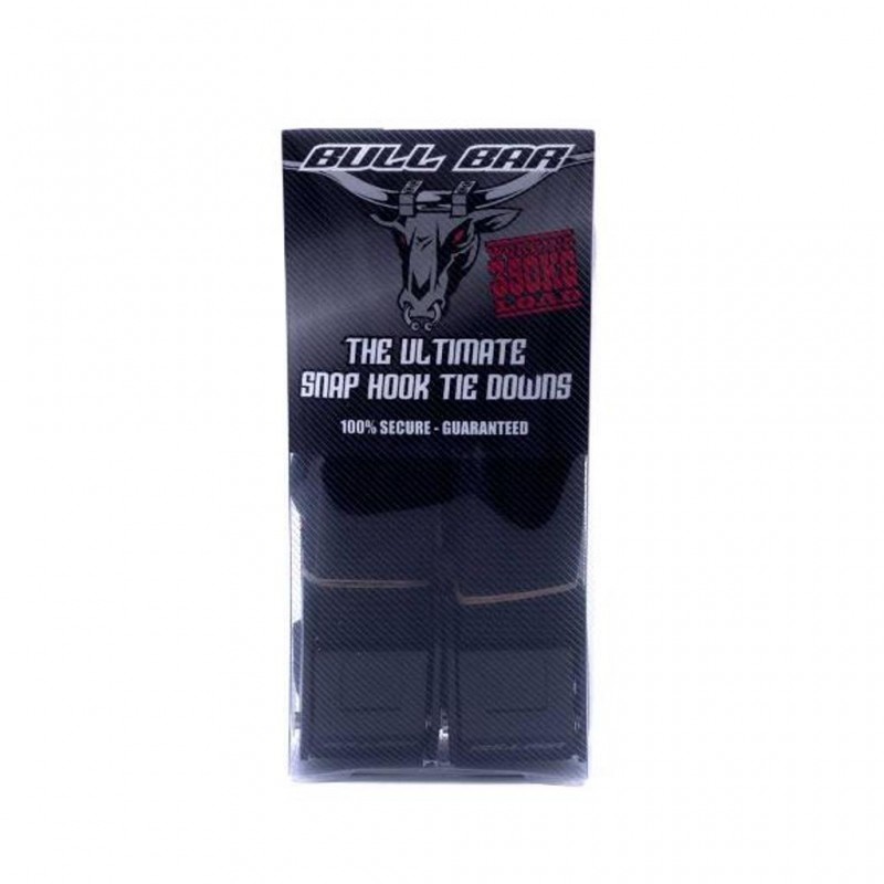 Tie Downs Snap Hook Loop 38mm Black