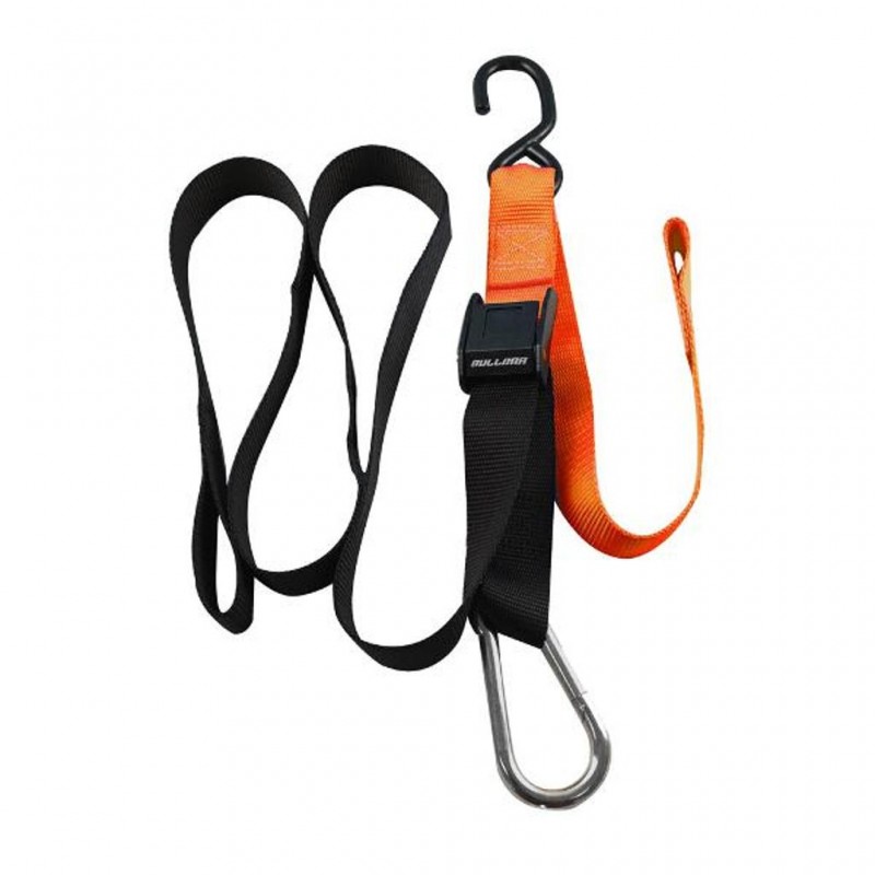 Tie Downs Snap Hook Loop 38mm Orange